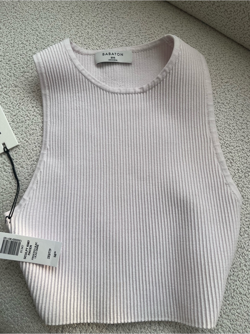 NWT Aritzia Sculpt Knit Racer